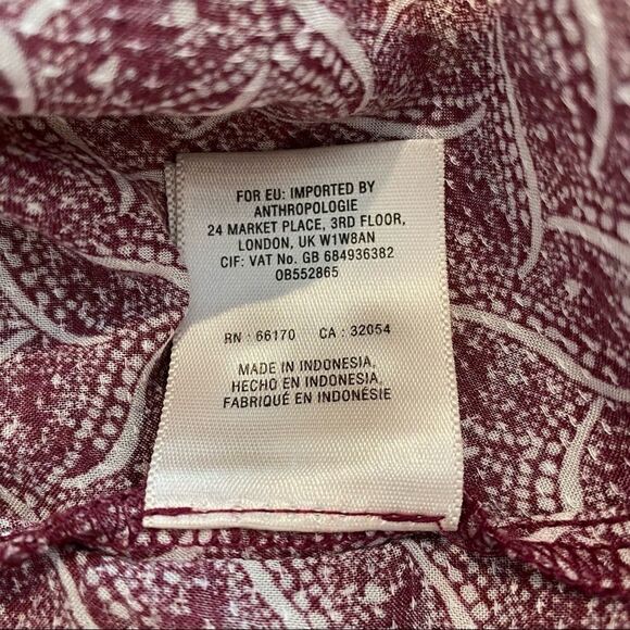 Anthropologie Maeve Orli Bibbed Button-Down Top - Picture 6 of 6